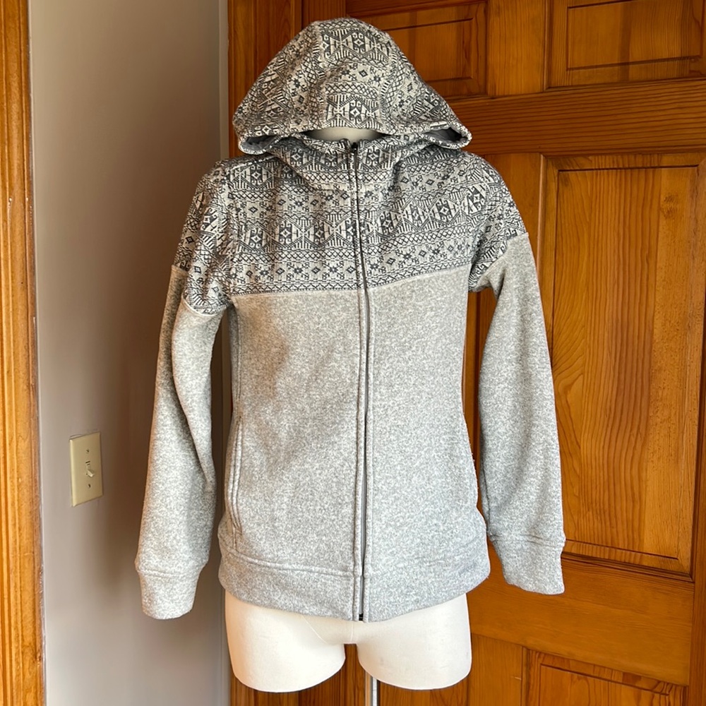 Patagonia zip up hoodie gray women’s medium